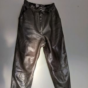 Vintage High waisted Leather Pants